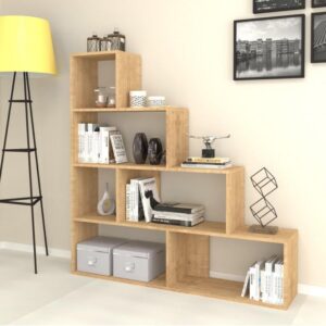 Alis-Oak دولاب مكتبة لون اخشبي موديل