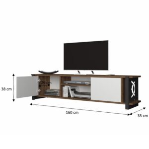 Munih whiteطاولة تلفزيون موديل