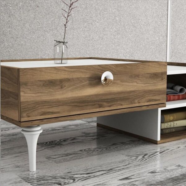 Exclusive Destina & Exclusive Co طقم طاولة تلفزيون وطاولة قهوة موديل