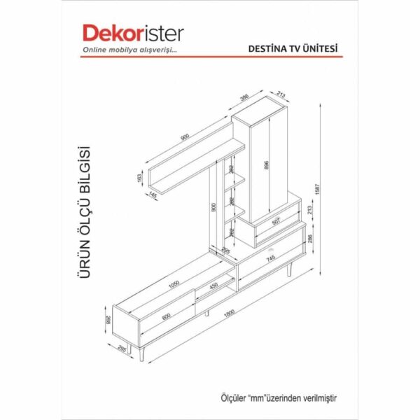 Exclusive Destina & Exclusive Co طقم طاولة تلفزيون وطاولة قهوة موديل