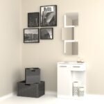 مدخل بمراية لون ابيض موديل 6109