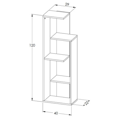 مكتب مودرن لون بيج مع ابيض DE-371