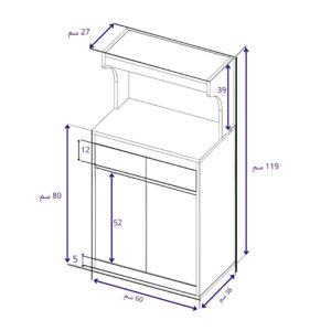 مقاسات ركن قهوه مودرن