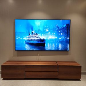 مكتبة تلفزيون مودرن بلون بني جوزي DE-165