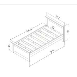 غرفة نوم شبابي عصرية لون رمادي فاتح وغامق