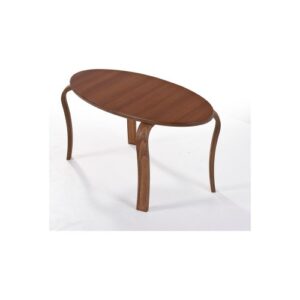 طاولة وسط خشب دائرية لون بني مستورده DE-370